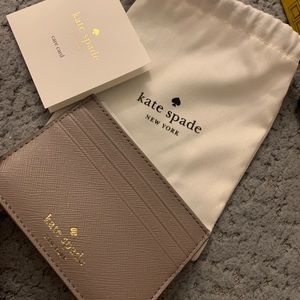 Kate spade leather card holder